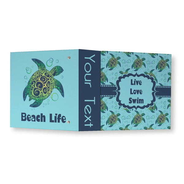 Sea Turtles 3 Ring Binders - Full Wrap - 3" - OPEN OUTSIDE