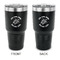 Sea Turtles 30 oz Stainless Steel Ringneck Tumblers - Black - Double Sided - APPROVAL