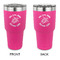 Sea Turtles 30 oz Stainless Steel Tumbler - Pink - Double Sided