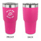 Sea Turtles 30 oz Stainless Steel Ringneck Tumblers - Pink - Single Sided - APPROVAL