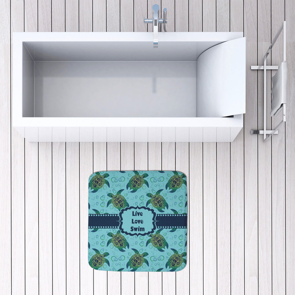 Sea Turtles 48x48 Foam Memory Mat - LIFESTYLE