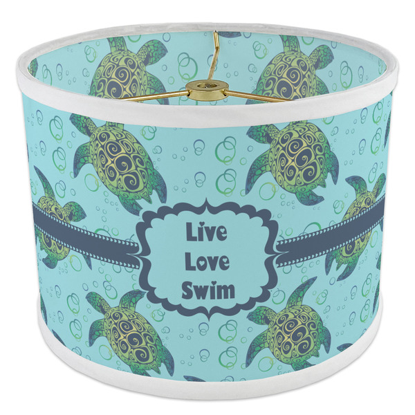 Sea Turtles 8" Drum Lampshade - ANGLE Poly-Film