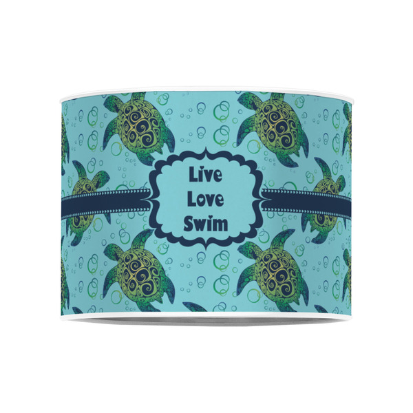 Sea Turtles 8" Drum Lampshade - FRONT (Poly Film)