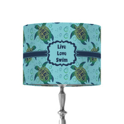 Sea Turtles 8" Drum Lamp Shade - Fabric