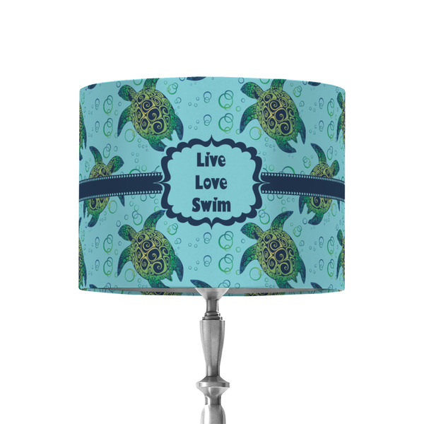 Custom Sea Turtles 8" Drum Lamp Shade - Fabric