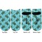 Sea Turtles Adult Ankle Socks - Double Pair - Front and Back - Apvl