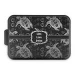 Sea Turtles Aluminum Baking Pan with Black Lid
