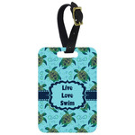Sea Turtles Metal Luggage Tag