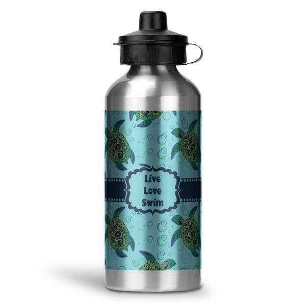 Custom Sea Turtles Water Bottle - Aluminum - 20 oz (Personalized)