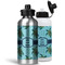 Sea Turtles Aluminum Water Bottles - MAIN (white &silver)