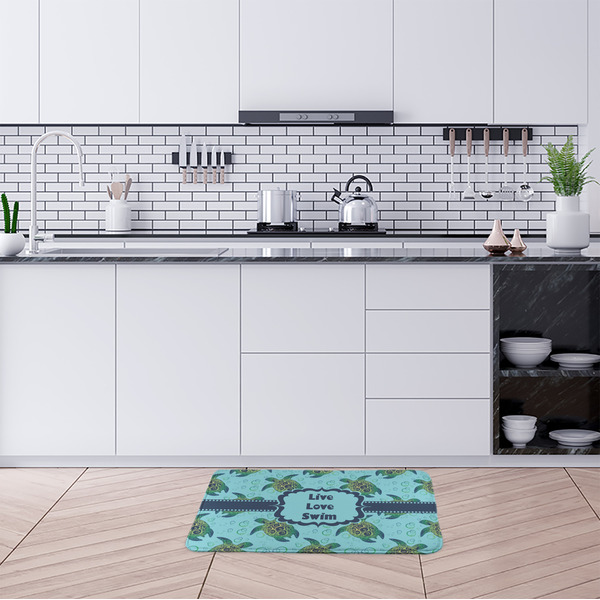Sea Turtles Anti-Fatigue Kitchen Mats - LIFESTYLE