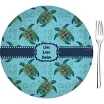 Sea Turtles 8" Glass Appetizer / Dessert Plates - Single or Set (Personalized)