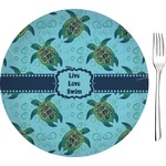 Sea Turtles 8" Glass Appetizer / Dessert Plates - Single or Set (Personalized)