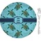 Sea Turtles 8" Glass Appetizer / Dessert Plates - Single or Set (Personalized)