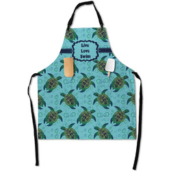 Sea Turtles Apron With Pockets