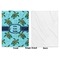 Sea Turtles Baby Blanket (Single Side - Printed Front, White Back)
