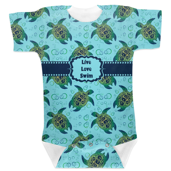 Custom Sea Turtles Baby Bodysuit