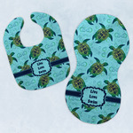 Sea Turtles Baby Bib & Burp Set