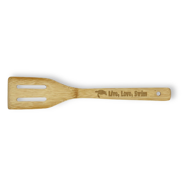 Sea Turtles Bamboo Slotted Spatulas - Double Sided - FRONT