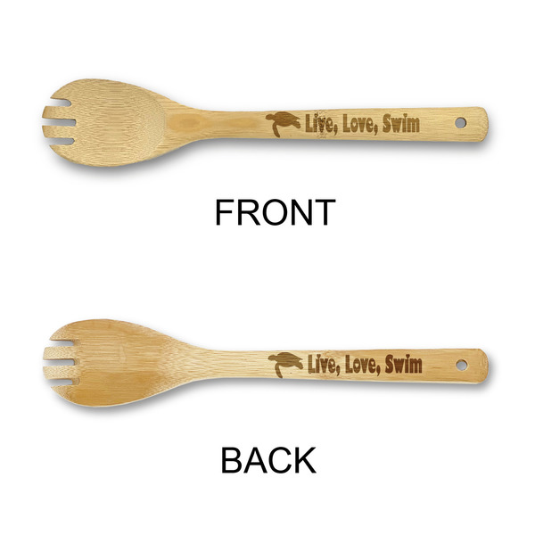 Sea Turtles Bamboo Sporks - Double Sided - APPROVAL