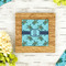 Sea Turtles Bamboo Trivet with 6" Tile - LIFESTYLE