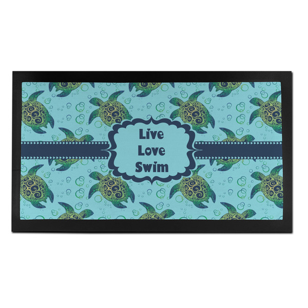 Sea Turtles Bar Mat - Small - FRONT