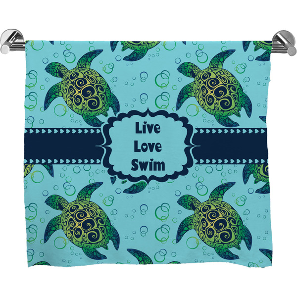 Custom Sea Turtles Bath Towel (Personalized)
