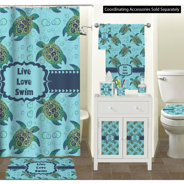 Sea Turtles Bathroom Scene