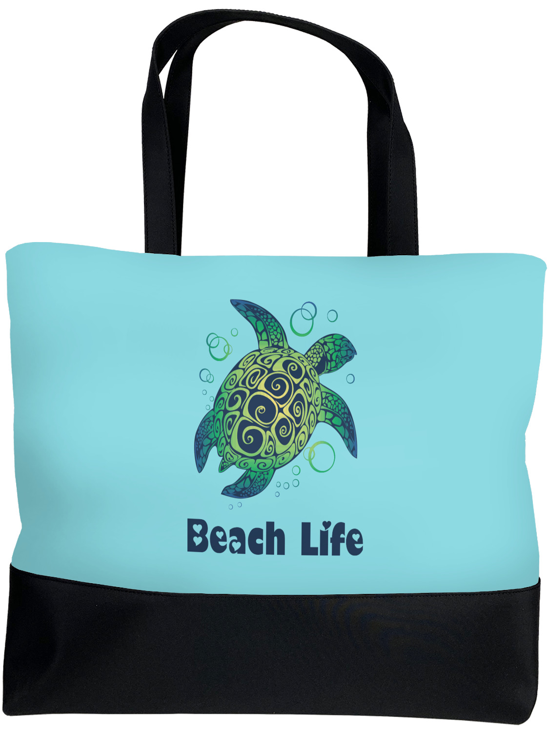 Sea Turtles Beach Tote Bag Large YouCustomizeIt