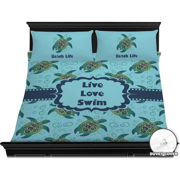 Sea Turtles Bedding Set (King) - Duvet