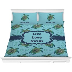 Sea Turtles Comforter Set - King (Personalized)
