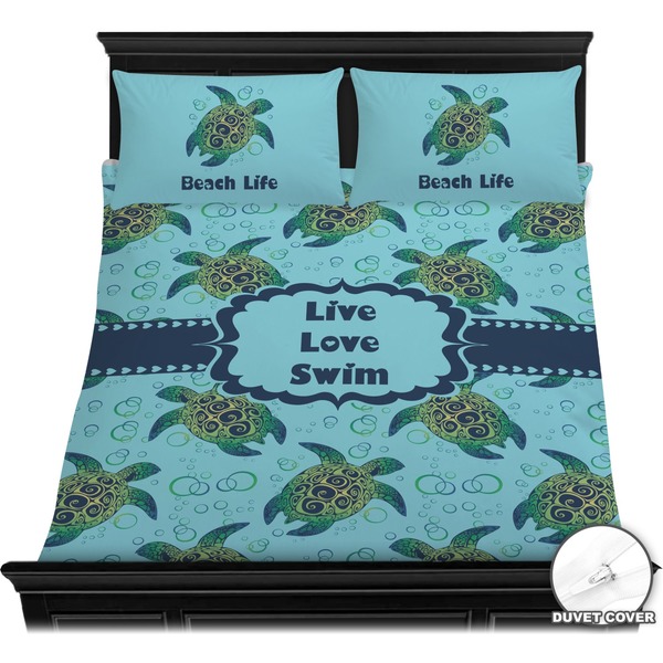 Sea Turtles Bedding Set (Queen) - Duvet