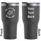 Sea Turtles Black RTIC Tumbler - Front and Back