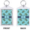 Sea Turtles Bling Keychain (Front + Back)