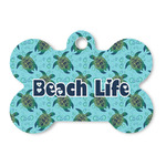 Sea Turtles Bone Shaped Dog ID Tag