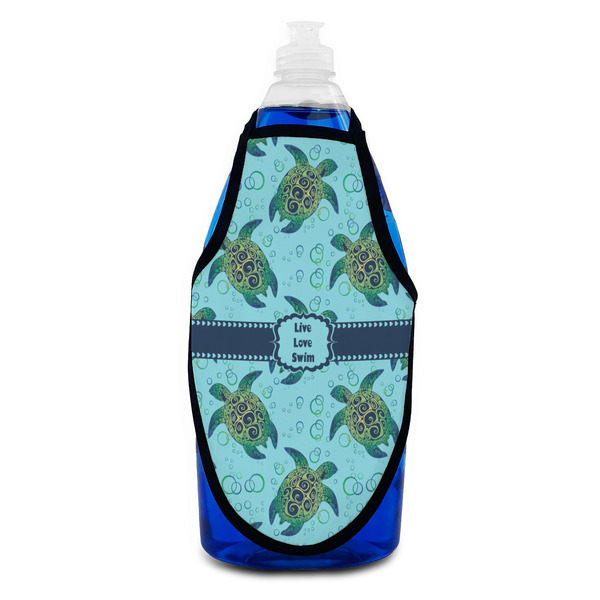 Sea Turtles Bottle Apron - Soap - FRONT