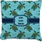 Sea Turtles Burlap Pillow 16"