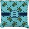Sea Turtles Burlap Pillow 24"