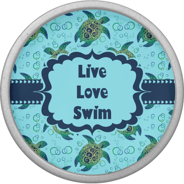 Sea Turtles Cabinet Knob - Nickel - Front