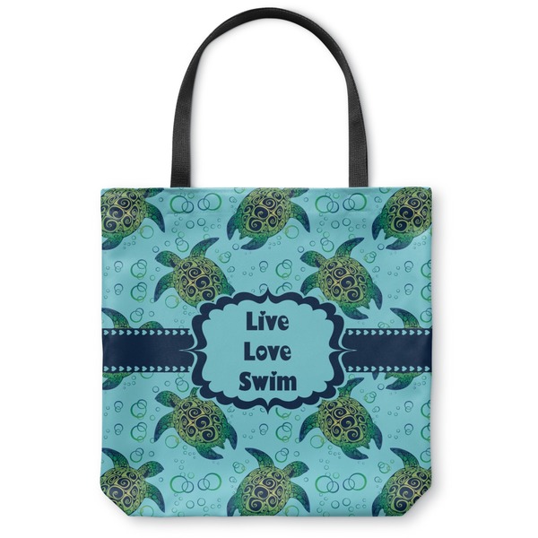 Custom Sea Turtles Canvas Tote Bag (Personalized)