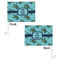 Sea Turtles Car Flag - 11" x 8" - Front & Back View