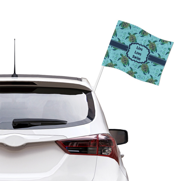 Sea Turtles Car Flag - Large - LIFESTYLE