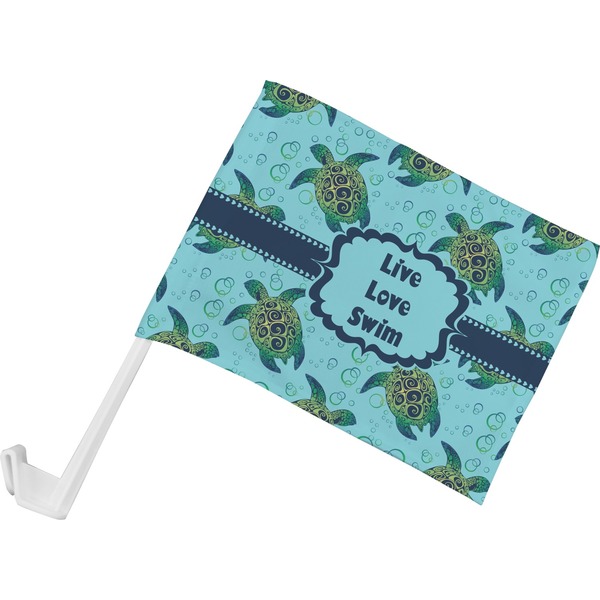 Custom Sea Turtles Car Flag - Small