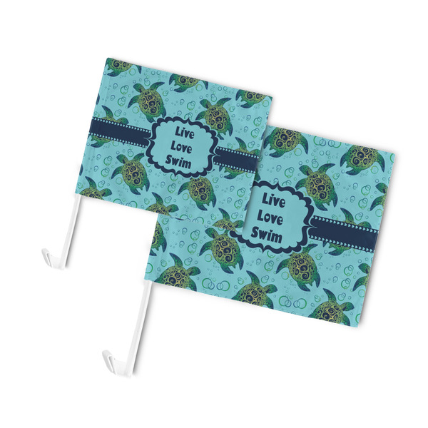 Sea Turtles Car Flags - PARENT MAIN (both sizes)