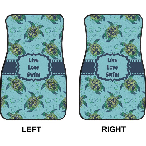 Sea Turtles Car Mat Front - Approval