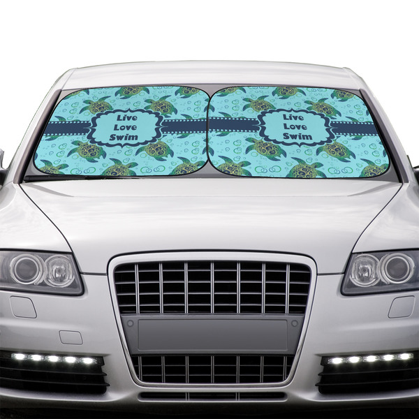 Sea Turtles Car Sun Shades - IN CONTEXT