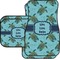 Sea Turtles Car Floor Mats Set - 2 Front & 2 Back (Personalized)