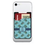 Sea Turtles 2-in-1 Cell Phone Credit Card Holder & Screen Cleaner (Personalized)