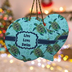 Sea Turtles Ceramic Ornament