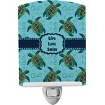 Sea Turtles Ceramic Night Light (Personalized)
